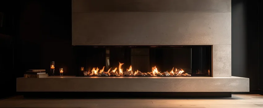 Gas Fireplace Ember Bed Design Services in Moorpark, California