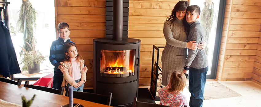 Morso Cast Iron Fireplace Insert Installation in Moorpark, California