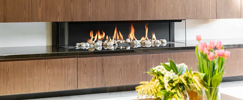 Double-height Fireplace Design Refurbishment in Moorpark, California