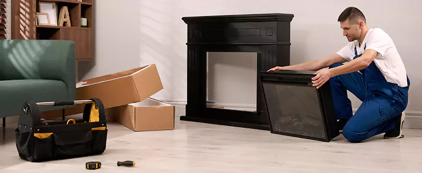 Old Rusted Metal Fireplace Repair And Replacement in Moorpark, CA